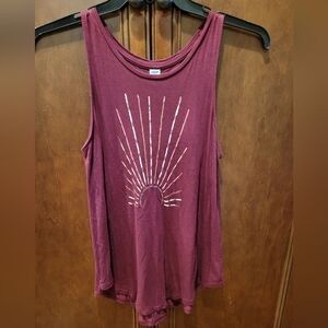 Old Navy Tank Top "Sunshine" Size Medium